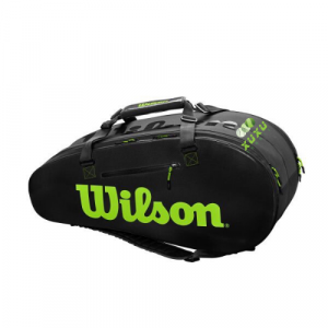 Túi Tennis Wilson Super Tour 2 Comp 9 Pack Black WR8004201001