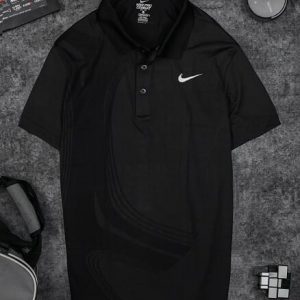 Áo Tennis Nike Có Cổ Màu Đen #ANCC01D