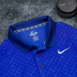 Áo Tennis Nike Có Cổ Màu Xanh Bích #ANCC02XB