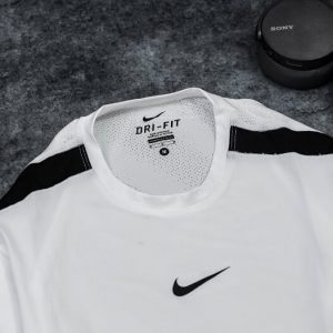 Áo Tennis Nike Cổ Tròn Màu Trắng #ANCT02T