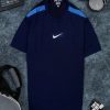 Áo Tennis Nike Cổ Tròn Xanh Đen #ANCT01XD