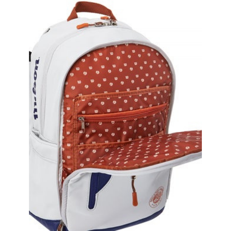 Balo Tennis Wilson ROLAND GARROS Premium Backpack OysterNavy #WR8012701001 - Xuxusports (5)