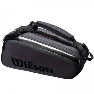 Túi Tennis Wilson Super Tour 9 Pack Pro Staff Black V13 #WR8010601001