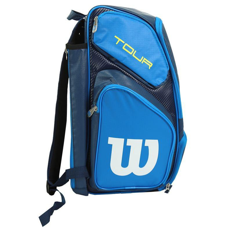 Balo Tennis Wilson Tour V Backpack Large Blue #WRZ844696 - Xuxusports (3)