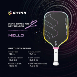 Vợt Pickleball SYPIK TRITON PRO GEN 2 (16mm) -Mello